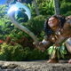 Maui and his magic fish hook.